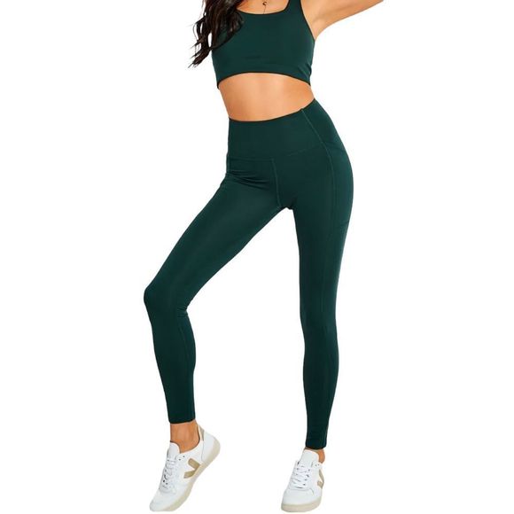 Girlfriend Collective High Waisted Pocket Legging in Mass Size XS - Picture 1 of 12